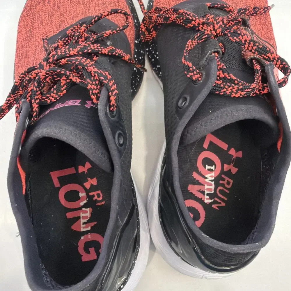 Under‎ Armour Charged Bandit 2 Womens Running Shoes Red Black Size 6.5